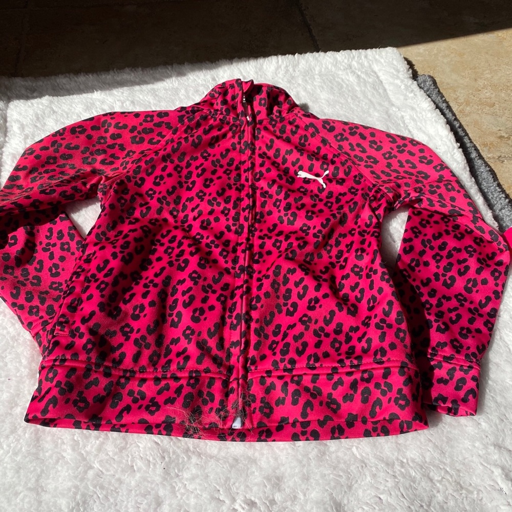 Like new. Girls size 5 Puma track jacket.